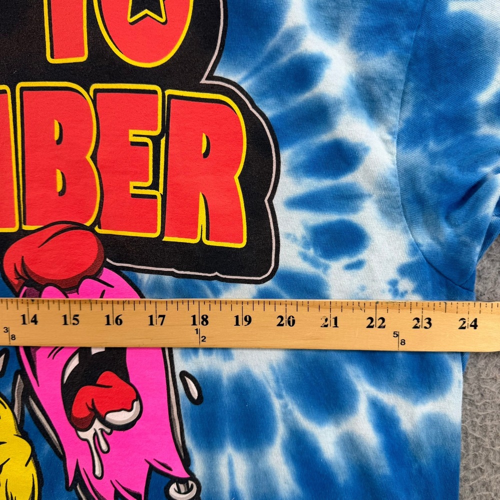 A Day To Remember Tie Dye Shirt Pac Man Keep Running Your Mouth Mens 2XL - Picture 9 of 15